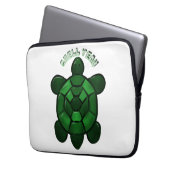 Custom and personalized Cute Turtle  Laptopschutzhülle (Vorderseite Links)