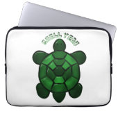 Custom and personalized Cute Turtle  Laptopschutzhülle (Vorderseite)