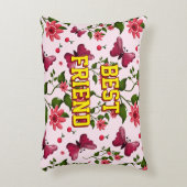 Custom and personalized floral Butterfly pattern  Dekokissen (Vorderseite(Vertikal))