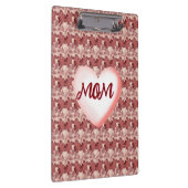 Custom and personalized floral gift for Mom Klemmbrett (Rechts)