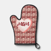 Custom and personalized floral gift for Mom Ofenhandschuh (Vorderseite)