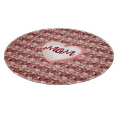 Custom and personalized floral gift for Mom Schneidebrett (Ecke)