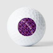 Custom and personalized floral Spiral Notebook Golfball (Vorderseite)