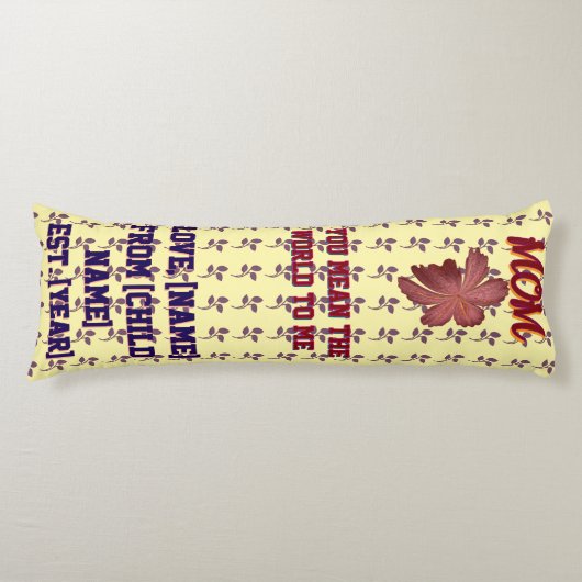 Custom and personalized gift  seitenschläferkissen (Vorderseite)