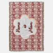 Custom and personalized mother's day floral gift  decke (Vorderseite Vertikal)