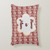 Custom and personalized mother's day floral gift  dekokissen (Vorderseite(Vertikal))