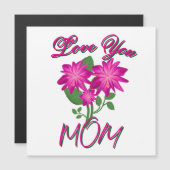 Custom and Personalized Mother's Day Floral gift  Magnetkarte (Vorne/Hinten)