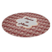 Custom and personalized mother's day floral gift  schneidebrett (Ecke)