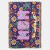 Custom and personalized mother's day gift  lumbar decke (Vorderseite Vertikal)