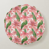 Custom and personalized Thank You Mom Watercolor Rundes Kissen (Rückseite)