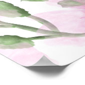 Custom and personalized Thank You Mom Watercolor W Poster (Ecke)