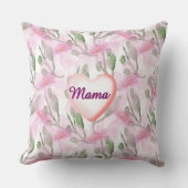 Custom and Personalized  watercolor floral gift  Kissen (Vorderseite)