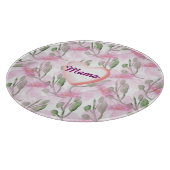 Custom and Personalized  watercolor floral gift  Schneidebrett (Ecke)