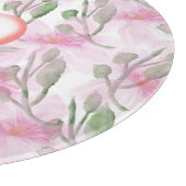Custom and Personalized  watercolor floral gift  Schneidebrett (Ecke)