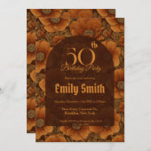 Custom Anemones Floral Nature-Inspired Parties Einladung (Vorne/Hinten)