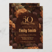 Custom Anemones Petal 15Th Birthday Party Einladung (Vorne/Hinten)