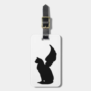 Custom Angel Cat Luggage Tag Gepäckanhänger