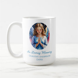 Custom Angel Memorial Candle Kaffeetasse