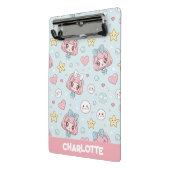Custom Anime Kawaii with Hearts and Star Mini Klemmbrett (Gewinkelt2)