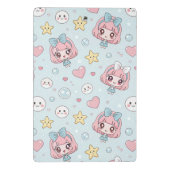 Custom Anime Kawaii with Hearts and Star Mini Klemmbrett (Rückseite)