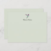 Custom Anna's Hummingbird Mitteilungskarte (Vorne/Hinten)