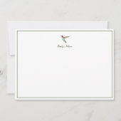 Custom Anna's Hummingbird Note Card Mitteilungskarte (Vorderseite)