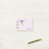 Custom Anna's Hummingbird  Post-it Klebezettel (Auf Schreibtisch)