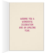 Custom Anna's Hummingbirds Birthday Card (Innen (Rechts))