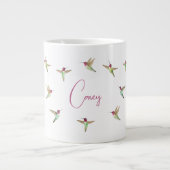 Custom Anna's Hummingbirds Jumbo-Tasse (Vorderseite)