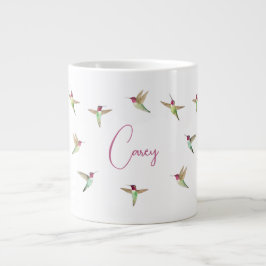 Custom Anna's Hummingbirds Jumbo-Tasse
