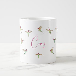 Custom Anna's Hummingbirds Jumbo-Tasse