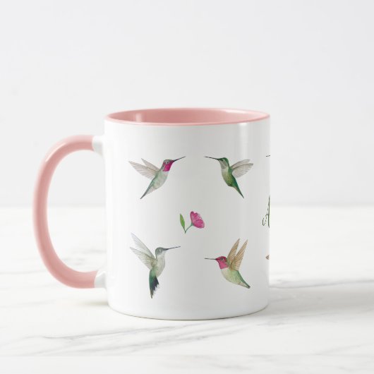 Custom Anna's Hummingbirds Tasse (Links)