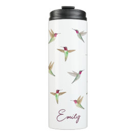 Custom Anna's Hummingbirds Thermal Tumbler Thermosbecher