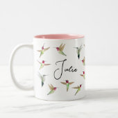 Custom Anna's Hummingbirds Tone Coffee Tasse (Links)