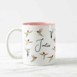 Custom Anna's Hummingbirds Tone Coffee Tasse