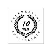 Custom Anniversary Leaaath Gummistempel (Prägung)