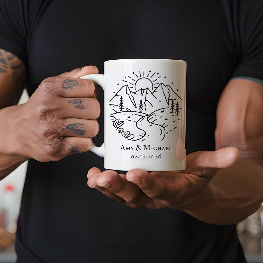 Custom Anniversary Mug | Gift for Husband or Wife Kaffeetasse
