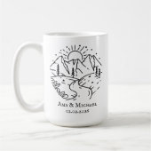 Custom Anniversary Mug | Gift for Husband or Wife Kaffeetasse (Links)