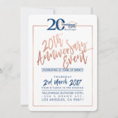 CUSTOM ANNIVERSARY PARTY INVITE Corporate Marine 2 Einladung (Vorderseite)