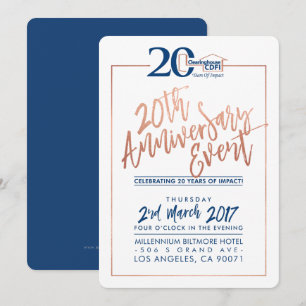 CUSTOM ANNIVERSARY PARTY INVITE Corporate Marine 2 Einladung