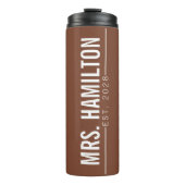 Custom Anniversary Tumbler for Husband and Wife Thermosbecher (Vorderseite)