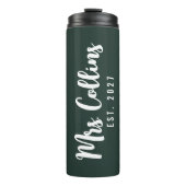 Custom Anniversary Tumbler for Husband and Wife Thermosbecher (Vorderseite)