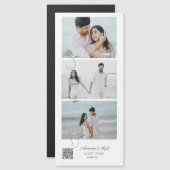 Custom announcement Photo Wedding magnet (Vorne/Hinten)