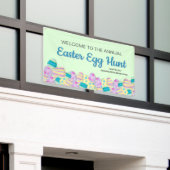 Custom Annual Easter Easter Hunt Colorful Banner (Äußeres Gebäude)