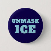 Custom Anti ICE Protest Signs Button (Vorderseite)
