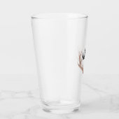 Custom antler Glass Tumbler (Rechts)