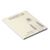 CUSTOM Apium Name Notepad mit Imker Notizblock (angewinkelt)