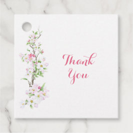 Custom Apple Blossom Bride Bridal Vielen Dank Geschenkanhänger