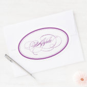 Custom_Apple Oval Ovaler Aufkleber (Umschlag)