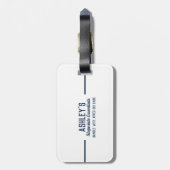 Custom Apres Ski Family Friends Ski Trip Group Gepäckanhänger (Rückseite vertikal)